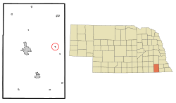 Location of Filley, Nebraska