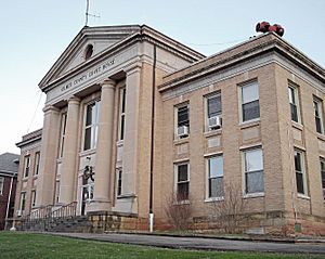 The Gilmer County Courthouse in Glenville
