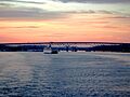 Gold Star Bridge at Sunset