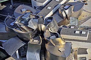 Guggenheim Bilbao aerial view