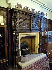 Guildhall Barnstaple fireplace