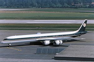Handlingair Douglas DC-8-73 (VR-CKA) operated for Adnan Khashoggi