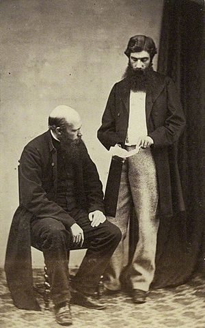 Horace Waller with Henry Rowley
