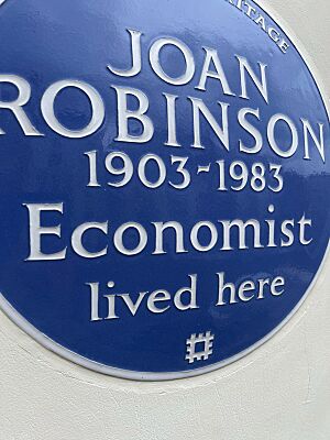 Joan robinson blue plaque