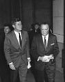 John F. Kennedy and J. Edgar Hoover, FBI National Academy, 1962