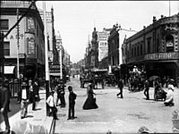 King Street, Sydney, looking east from George Street from The Powerhouse Museum Collection