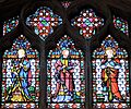 Kingston, All Saints church, north clerestory window