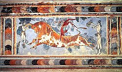 Knossos Bull-Leaping Fresco