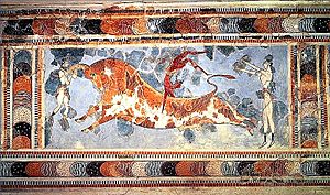 Knossos Bull-Leaping Fresco