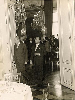 Kreisky (left) with Fateh 1962