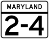MD Route 2-4
