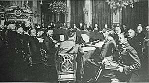M 124 Kitchener Llyod Paul Mantoux George Bertie of Thame Asquith Beyens de Broqueville Bourgeois Roques Briand Lacaze JOffre de Castelnau Rachitch Yovanovitch Vesnitch Pachitch Isvolski