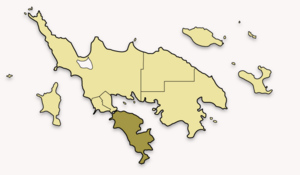 Map of Culebra highlighting Playa Sardina II