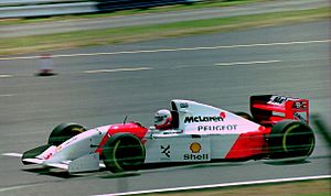 Martin Brundle - Mclaren MP4-9 at the 1994 British Grand Prix (32418588831)