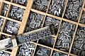 Metal movable type