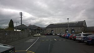 Mullingar railway station and carpark