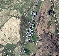 Aerial view of New Hampden, Virginia