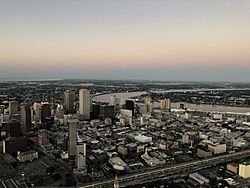 New Orleans' Central Business District in 2019