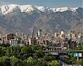 North of Tehran Skyline view