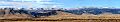 Panorama of Buffalo, Wyoming at the base of the Bighorn Mountains