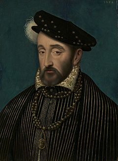 Portrait of King Henry II of France (by Studio of François Clouet) - Royal Collection