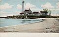 PostcardNewLondonHarborLight1901to1907
