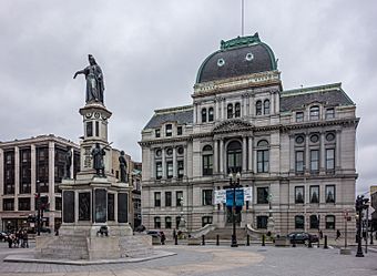 Providence City Hall and Soldiers and Sailors Monument.jpg