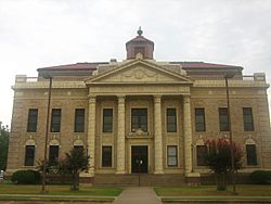 The Red River Parish Courthouse is located in Coushatta, Louisiana.