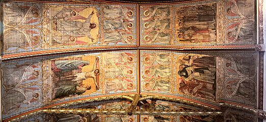 Richmond, St John the Divine, ceiling 1