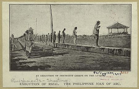 Rizal 1896 execution