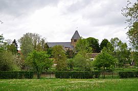 A general view of Roëzé-sur-Sarthe
