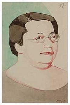 Rosa Manus (1881-1943) - pacifiste - feministe - portretschilderij - Collectie Atria - Amsterdam