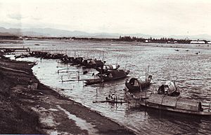 Sampans Along the Thach Han River August,1967