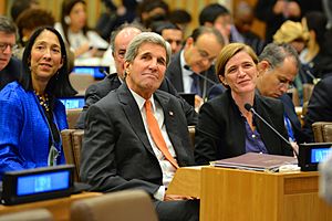 Secretary Kerry and Ambassador Power Participate in the High-Level Ministerial on Libya at the UN in New York City (21266168424)
