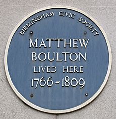 Soho House blue plaque, Handsworth, Birmingham, England-10May2010
