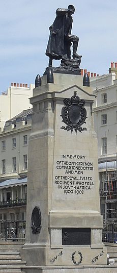 South African War Memorial, Regency Square, Brighton (IoE Code 481139) crop