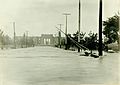 South on DeBaliviere Avenue from Wabash Railroad toward the Jefferson Memorial Building. River Des Peres flood of August 1915