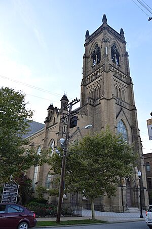 St Stephen Church, west side Cleveland