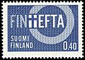 Stamp 1967 - FINEFTA - Finland as an external member of EFTA
