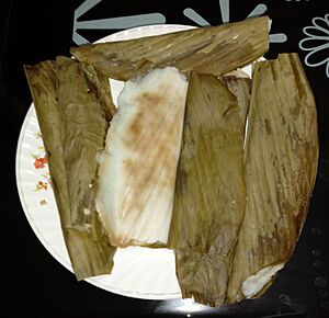 Steamed Goan rice and jaggery cakes