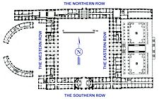 Stockholms slott bottenvån, norr uppåt-text