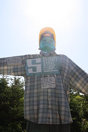 Sydney Steel Corporation Scarecrow at Joe's Scarecrow Village