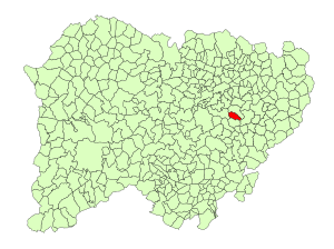 Location in Salamanca