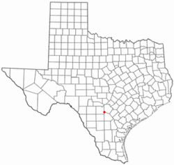 Location of Lytle in Texas