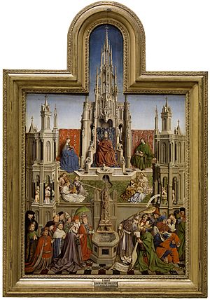 The Fountain of Life after van Eyck 2