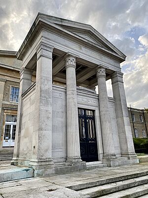 The Gate of Honour at Mill Hill School, Mill Hill, October 2022