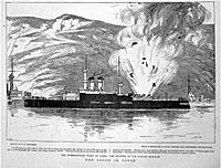 Turret explosion aboard Sissoi Veliky 15 March 1897