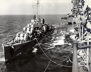 USS Drexler (DD-741) refueling Feb 1945