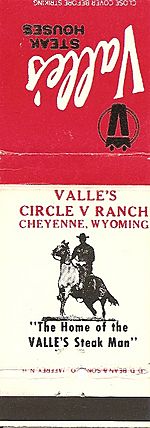 Valle's Match Book Cover