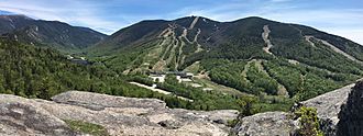 Cannon Mountain as seen from the top of the Bald Mountain